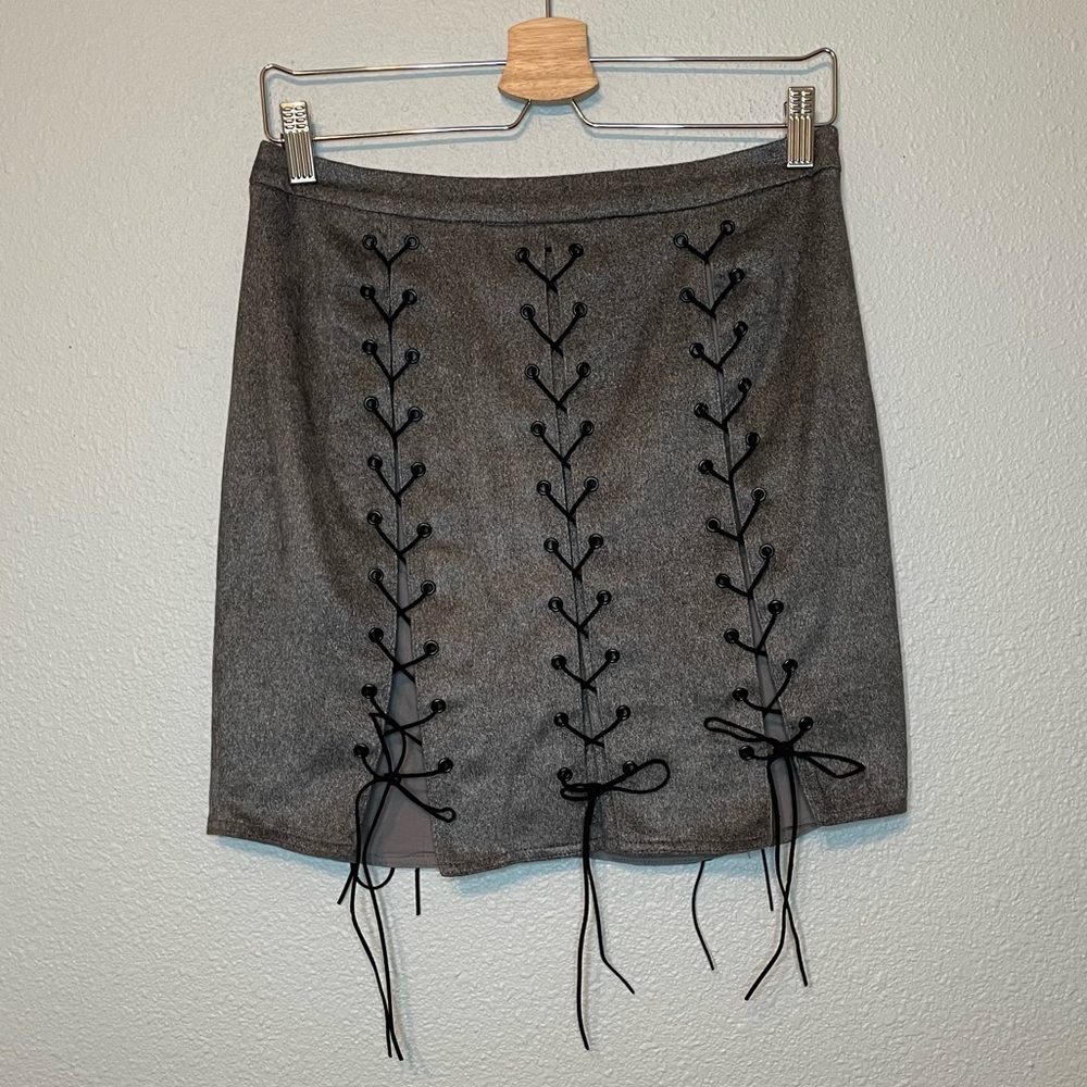 Mistress Rocks Liberty lace up skirt